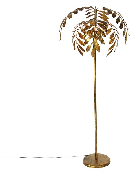 Lampa de podea vintage auriu antic 65 cm 4 lumini - Linden