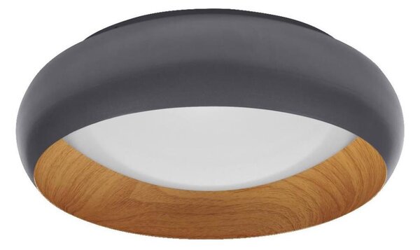 Osram plafonieră LED dimabilă ORBIS LIVIA, LED/16W/230V, diametru 30 cm, antracit/maro