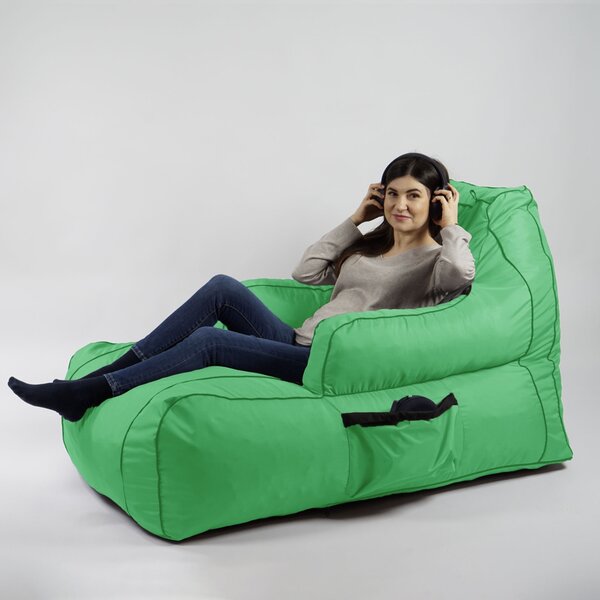 Fotoliu Player Pufrelax, Material Impermeabil, Green Apple