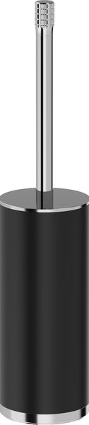 Mexen Triv, perie de toaletă de perete, negru mat / crom, 70A33073-00B