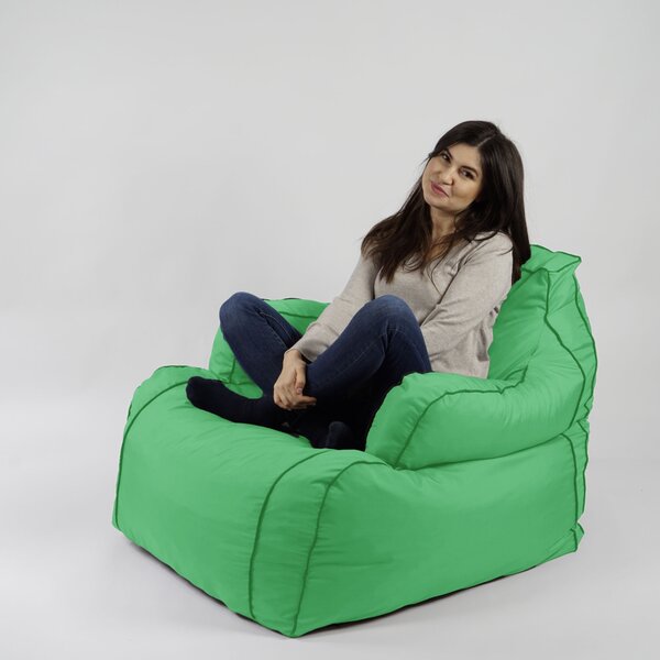 Fotoliu Player Mini Pufrelax, Material Impermeabil , Green Apple