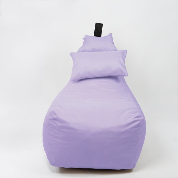 Fotoliu puf, Pufrelax Miraggio, perna inclusa, Material Impermeabil - Lilac