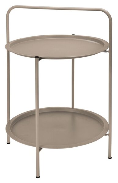 Masuta de colt din metal VARIO diametru 50 cm, bej