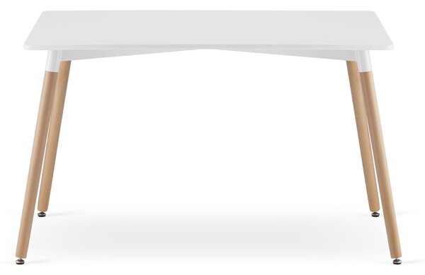 OFERTA Masa de dining alba ADRIA 120x80 cm Calitatea II