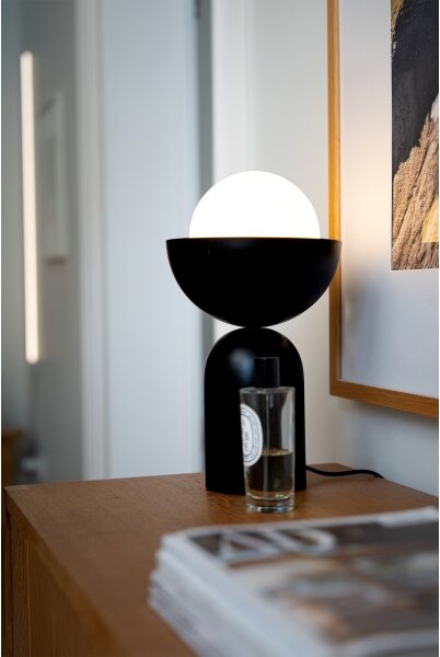 Osram - Lampă de masă DECOR BOWL 1xE14/25W/230V neagră