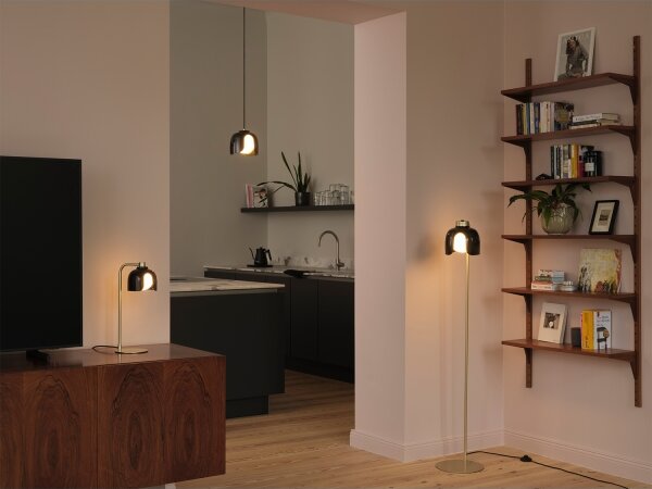 Osram - Lampă de masă DECOR COROLLE 1xG9/20W/230V negru/auriu