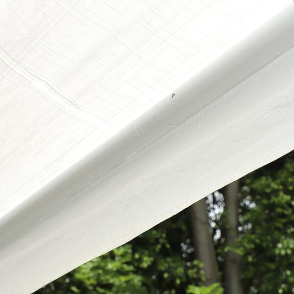 Cort pentru gradina 3x3 m, pavilion 3 pereti cu ferestre laterale, cadru de otel, impermeabil, 85g/mp