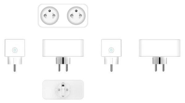 Priză dublă inteligentă NEO LITE 2x16A/230V Wi-Fi Tuya Immax NEO 07751L