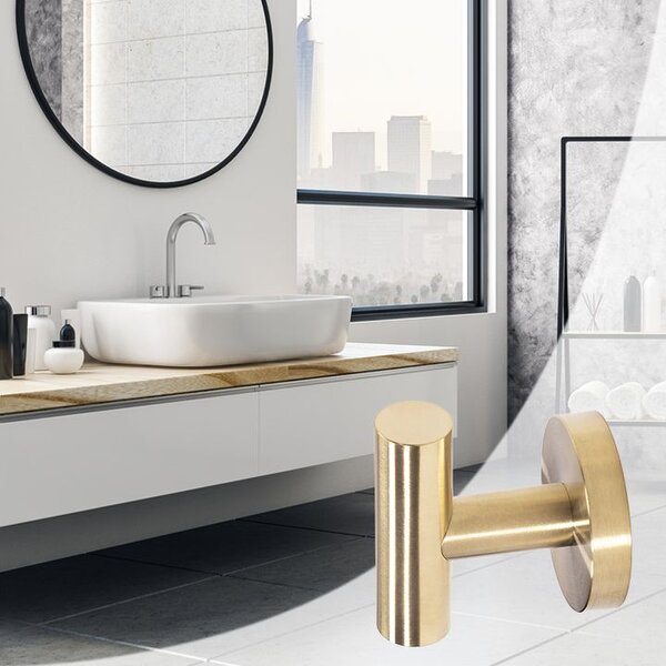 Cuier de baie Brush Gold 322230 LEO