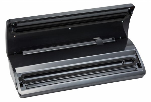 Aparat de vidat Heinner HAV-E110SS, vidare umeda uscata, vidare caserole, panou de comanda tactil, furtun pentru vidarea caserolelor, cutter incorporat, compatibil cu pungi cu latimea de 30cm, capaci