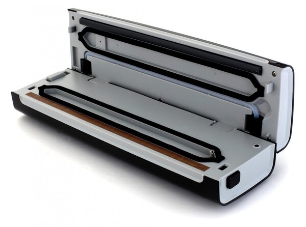 Aparat de vidat si sigilat Heinner Food Power 130 HAV-130BKSS, vidare si sigilare, vidare uscata umeda, mini-cutter incorporat, capacitate vidare 6 l min, 0.58 bar, 130W, argintiu