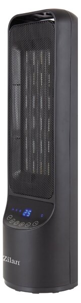 Aeroterma ceramica turn Zilan ZLN2052 Negru, 2000W, timer 8H, siguranta la rasturnare