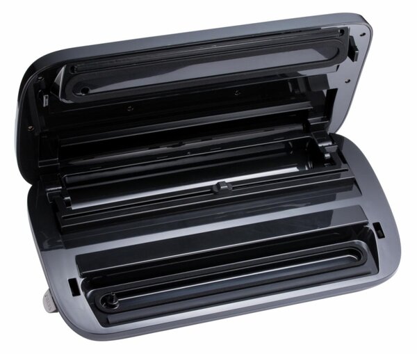 Aparat de vidat Heinner HAV-EDC120SS, vidare umeda uscata, functie de marinare, panou de comanda tactil, furtun pentru vidarea caserolelor, cutter incorporat, compatibil cu pungi cu latimea de 28 cm