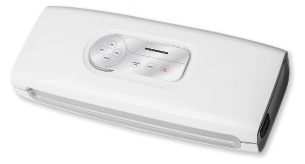 Aparat de vidat si sigilat Heinner HAV-140WH, vidare uscata umeda, functie marinare, sistem racire banda sigilare, furtun pentru caserole, mini-cutter incorporat, comptaibil cu pungi latime 30 cm, ca