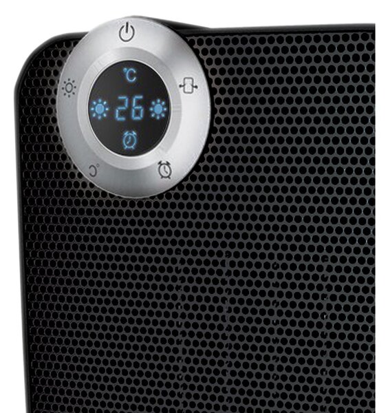 Aeroterma ceramica Zilan ZLN2021 Negru, 1800W, motor din cupru, rezistenta la apa IPX1