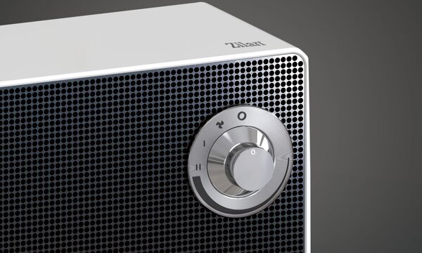 Aeroterma ceramica Zilan ZLN2007 Alb, 1000W, 2 nivele de incalzire, oprire automata la rasturnare