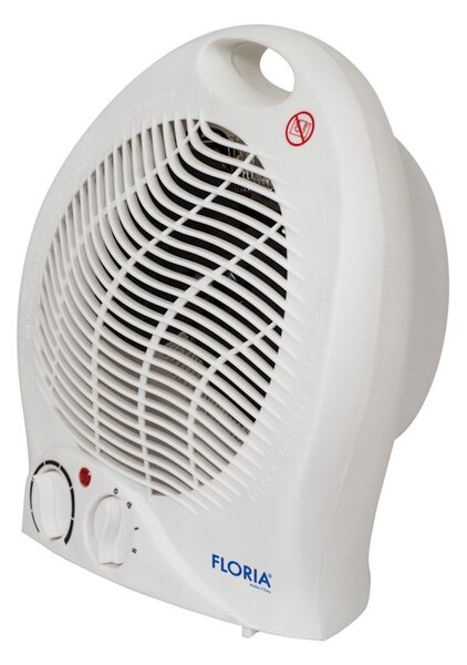 Aeroterma Floria ZLN6171, Alb Putere 2000W, 2 nivele de incalzire+rece, Protectie supraincalzire, Termostat reglabil