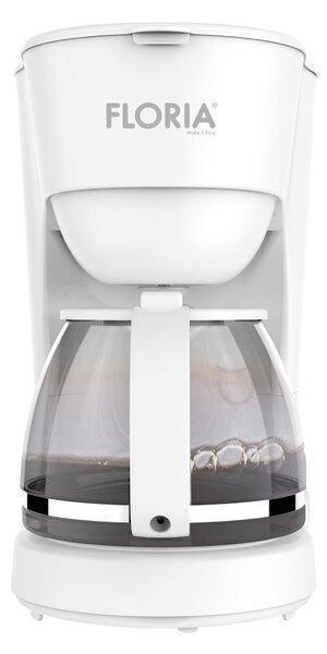 Aparat de facut cafea Floria ZLN9274 Alb, putere 600W, oprire automata, vas de 1.2 litrii