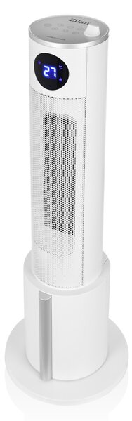 Aeroterma tip turn Zilan ZLN5640 Alba, putere 2200W, ecran LED, 3 trepte de viteza