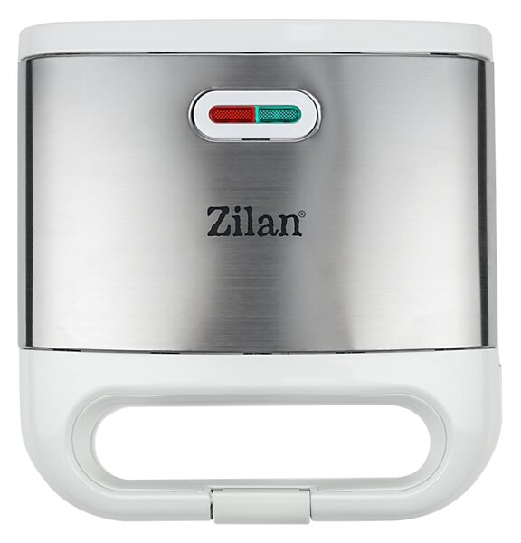 Aparat pentru facut sandwich Zilan ZLN1689, Termostat automat, Indicator luminos, Protectie supraincalzire, Picioruse antiderapante, 800W