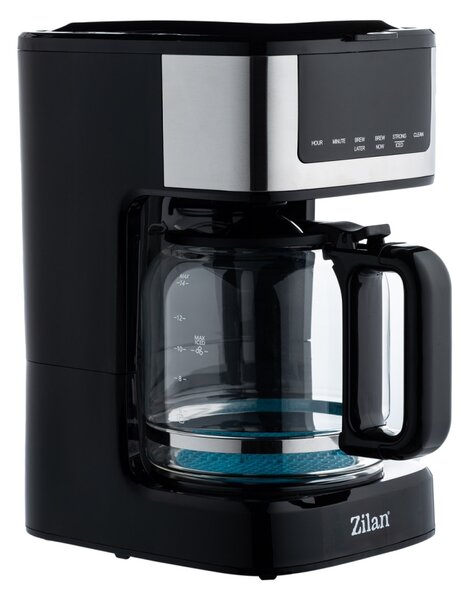 Cafetiera digitala Zilan ZLN9266, functie de preparare la o ora uterioara, auto curatare