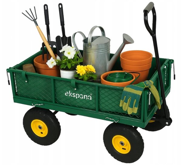 Cărucior de grădină 3in1 capacitate de încărcare până la 200 kg