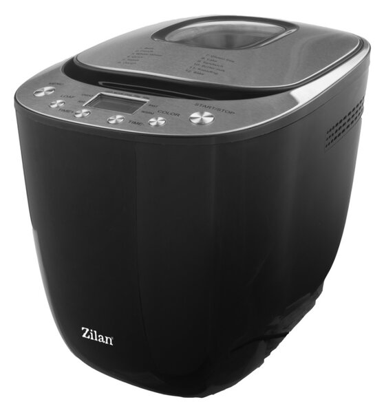 Masina de facut paine Zilan ZLN5213 Negru, putere 550W, ecran digital, coacere ajustabila
