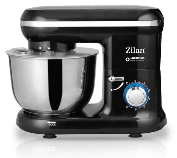 Multi-mixer Hurricane Zilan ZLN3185,negru 6 trepte + puls, 4.5L., 1000W