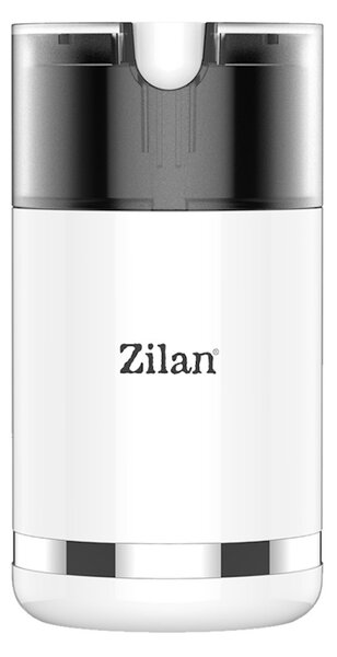 Rasnita electrica Zilan ZLN9281 pentru cafea, lame din otel, corp din plastic, Alb