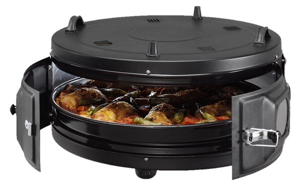 Cuptor rotund Zilan ZLN8924 Negru, putere 1400W, diametru 55 cm
