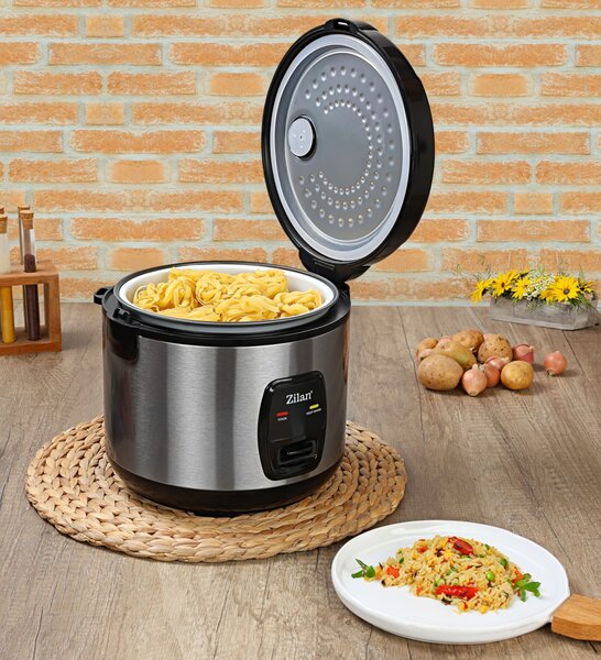 Aparat de gatit Zilan ZLN2793 2 in 1 pentru gatit orez si alimente la abur, capacitate 1.5L, 500W