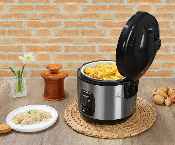Aparat de gatit Zilan ZLN2793 2 in 1 pentru gatit orez si alimente la abur, capacitate 1.5L, 500W