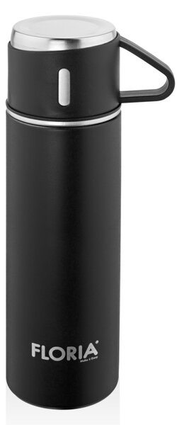 Termos Zilan ZLN0743 din inox, capacitate 500ml, 3 capace care pot fi folosite pe post de cana