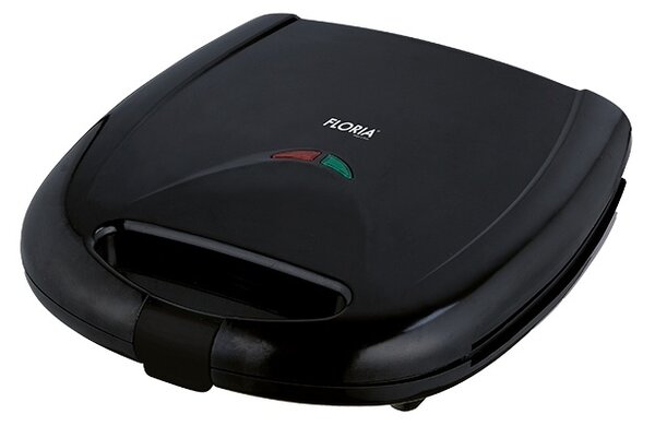 Aparat Sandwich FLORIA ZLN3874 - 1200W negru, placi detasabile, termostat reglabil