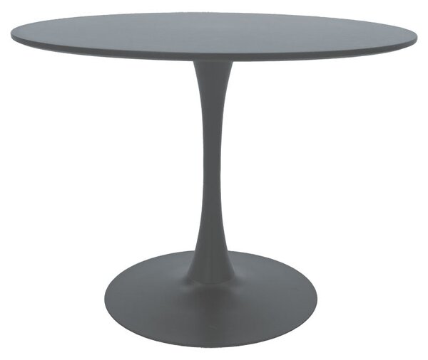Masa Balou MDF, Gri inchis - Alb - Negru, 100x75 cm