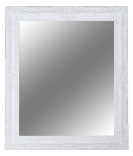 Oglindă, cadru alb din lemn, MALKIA TIP 13