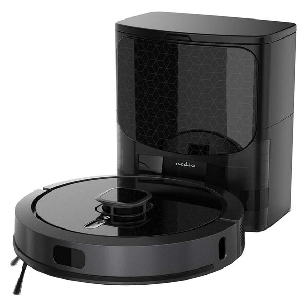 Nedis WIFIVCL002CBK - Aspirator robot Wi-Fi Tuya cu mop, negru + DO