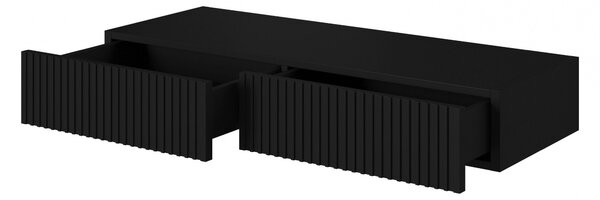 Consolă suspendatăă Nicole 100 cm - negru mat