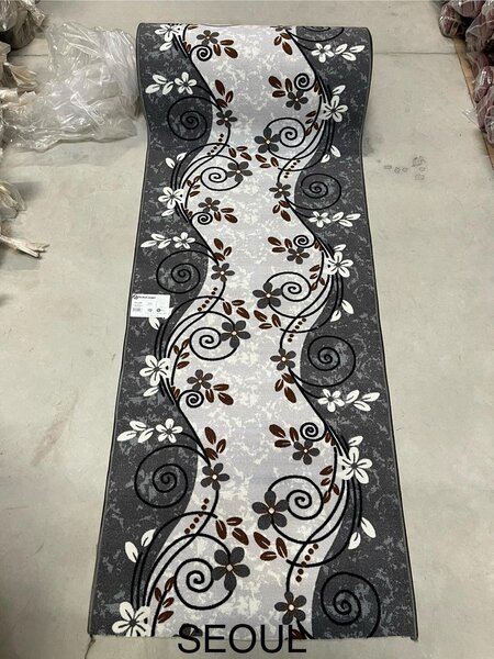 Traversa Model Print Seoul, Diverse Latimi, Gri Dreptunghi, 60 x 300
