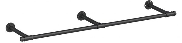 Cuier Model Bender, Negru, 170x30x7 cm