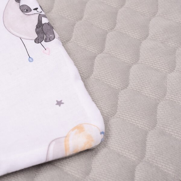 Paturica matlasata cu doua fete 100x75 cm Kidizi Velvet Sweet Dreams