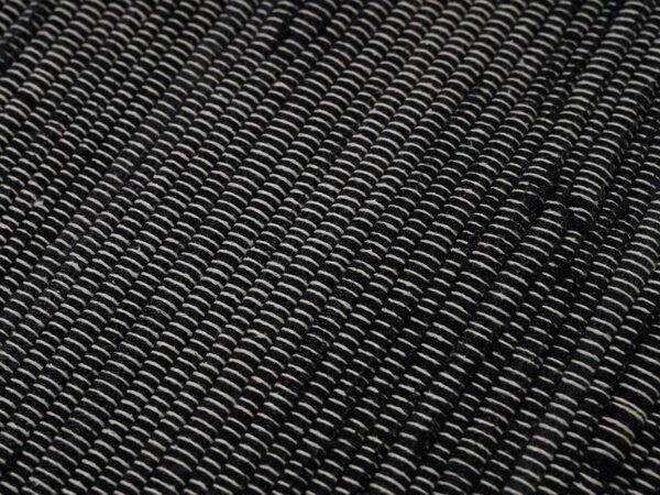 Covor RENSKE 60x90 cm, negru/dungi