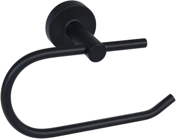 BISK For You suport pentru hârtie igienică negru 08255