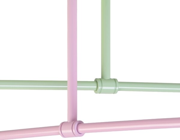 Lampă de tavan aplicată CAMBRIDGE, 4 x E27, 15 W, 230 V, verde/roz