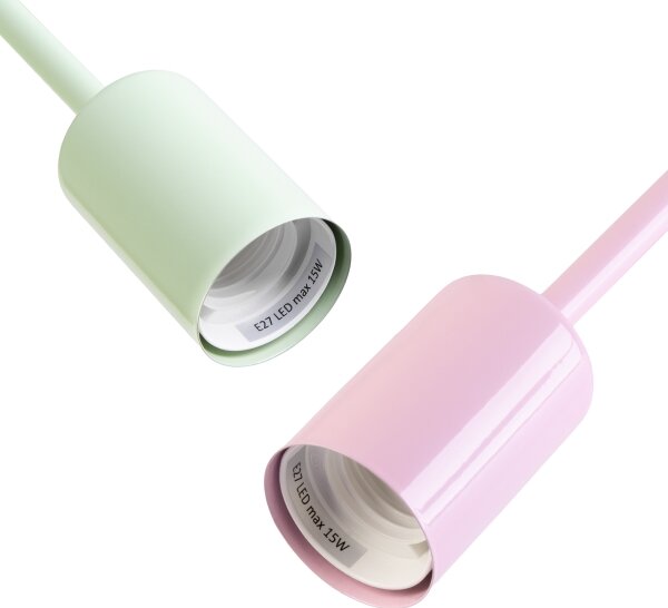 Lampă de tavan aplicată CAMBRIDGE, 4 x E27, 15 W, 230 V, verde/roz