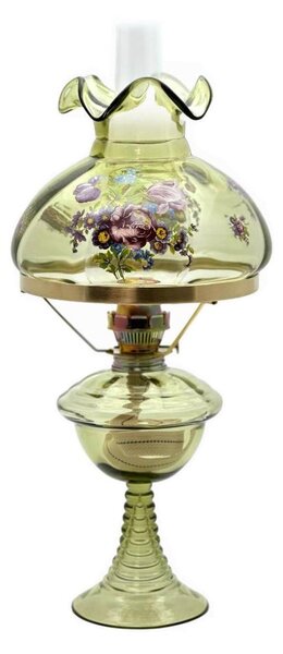 Lampă cu petrol JASMÍNA 50 cm verde pădure