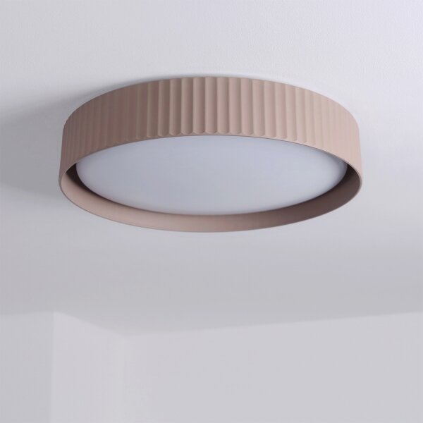 Brilagi - Lampă de tavan LED dimabilă LUCIA LED/48W/230V diam. 41 cm maro+telecomandă