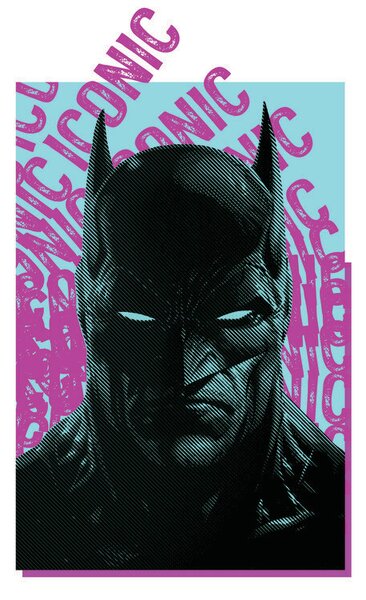 Poster de artă Batman - Iconic, (26.7 x 40 cm)