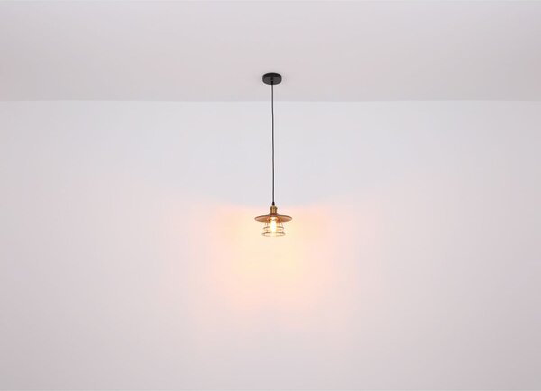 Globo Lighting Viejo lampă suspendată 1x60 W negru-cupru 15086BH1
