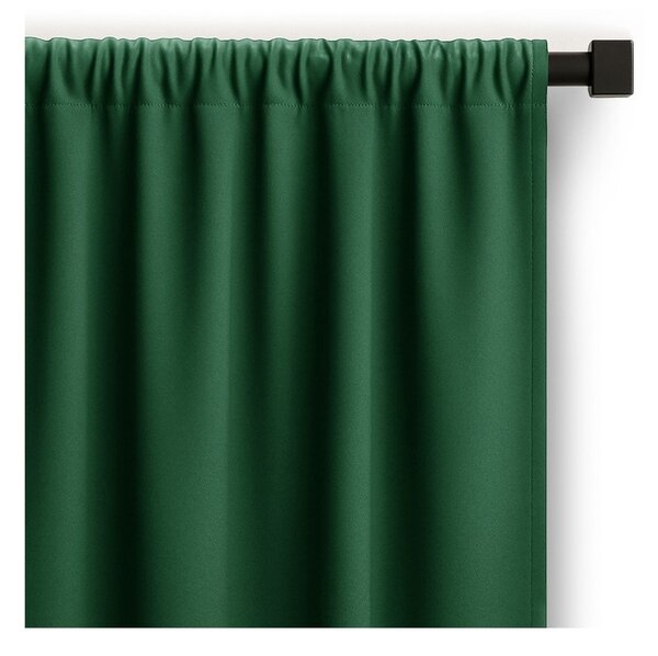 Draperie verde-închis dimout (semi-opacă) 140x250 cm Carli – Restilo